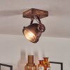 Herford Plafoniera Legno scuro, Ruggine, 1-Luce