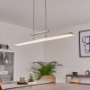 Barrud Lampada a Sospensione LED Argento, 1-Luce