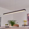 Seaton Lampada a Sospensione LED Nero, 1-Luce