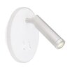 Globo MANY Applique LED Nichel opaco, Bianco, 1-Luce