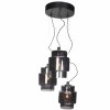 By Rydens Ebbot Lampadario a sospensione Nero, 3-Luci