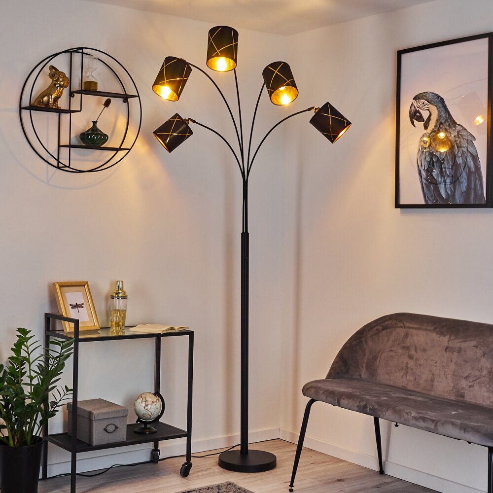 Opatija Lampada da terra Nero, 5-Luci main product photo