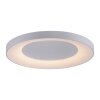 Leuchten Direkt ANIKA Plafoniera LED Bianco, 1-Luce, Telecomando