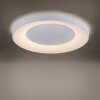 Leuchten Direkt ANIKA Plafoniera LED Bianco, 1-Luce, Telecomando