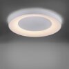 Leuchten Direkt ANIKA Plafoniera LED Bianco, 1-Luce, Telecomando