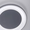 Leuchten Direkt ANIKA Plafoniera LED Antracite, 1-Luce, Telecomando