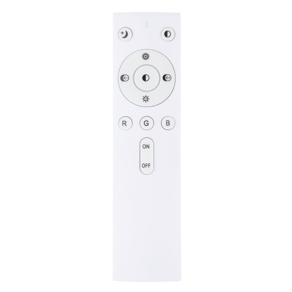 Globo SULLY Plafoniera LED Bianco, 1-Luce, Telecomando, Cambia colore