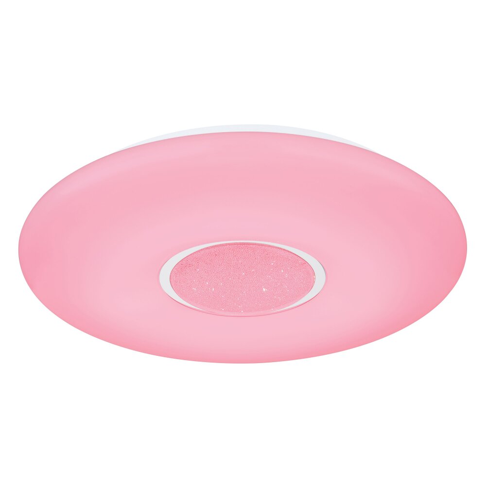 Globo SULLY Plafoniera LED Bianco, 1-Luce, Telecomando, Cambia colore