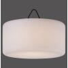 Leuchten Direkt HOLLY Lampada a Sospensione LED Nero, Bianco, 1-Luce, Cambia colore