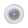 Leuchten Direkt DION ventilatore da soffitto LED Argento, 1-Luce, Telecomando, Cambia colore