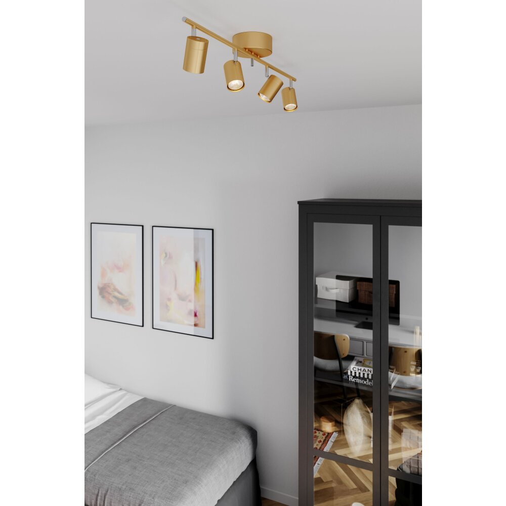 By Rydens Correct Plafoniera Ramato, 4-Luci
