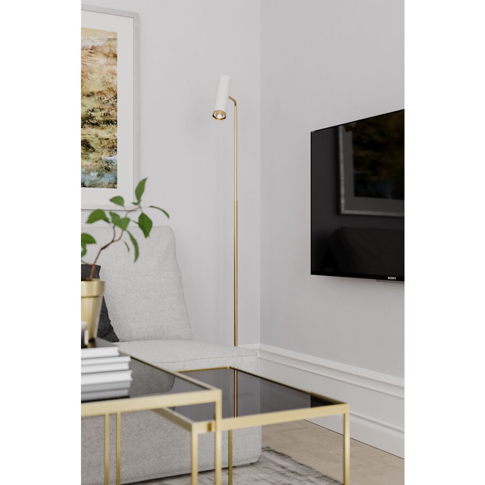 By Rydens Pulse Lampada da terra Oro, Bianco, 1-Luce main product photo