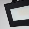 Giresta Plafoniera LED Marrone, Nero, 1-Luce