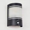 Visnum Applique da esterno Nero, Bianco, 1-Luce, Sensori di movimento