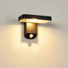 Bondarp Lampade solari LED Nero, 1-Luce, Sensori di movimento