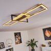 Omega Plafoniera LED Nero, 1-Luce