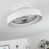 Moli ventilatore da soffitto LED Bianco, 1-Luce, Telecomando