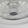 Moli ventilatore da soffitto LED Bianco, 1-Luce, Telecomando