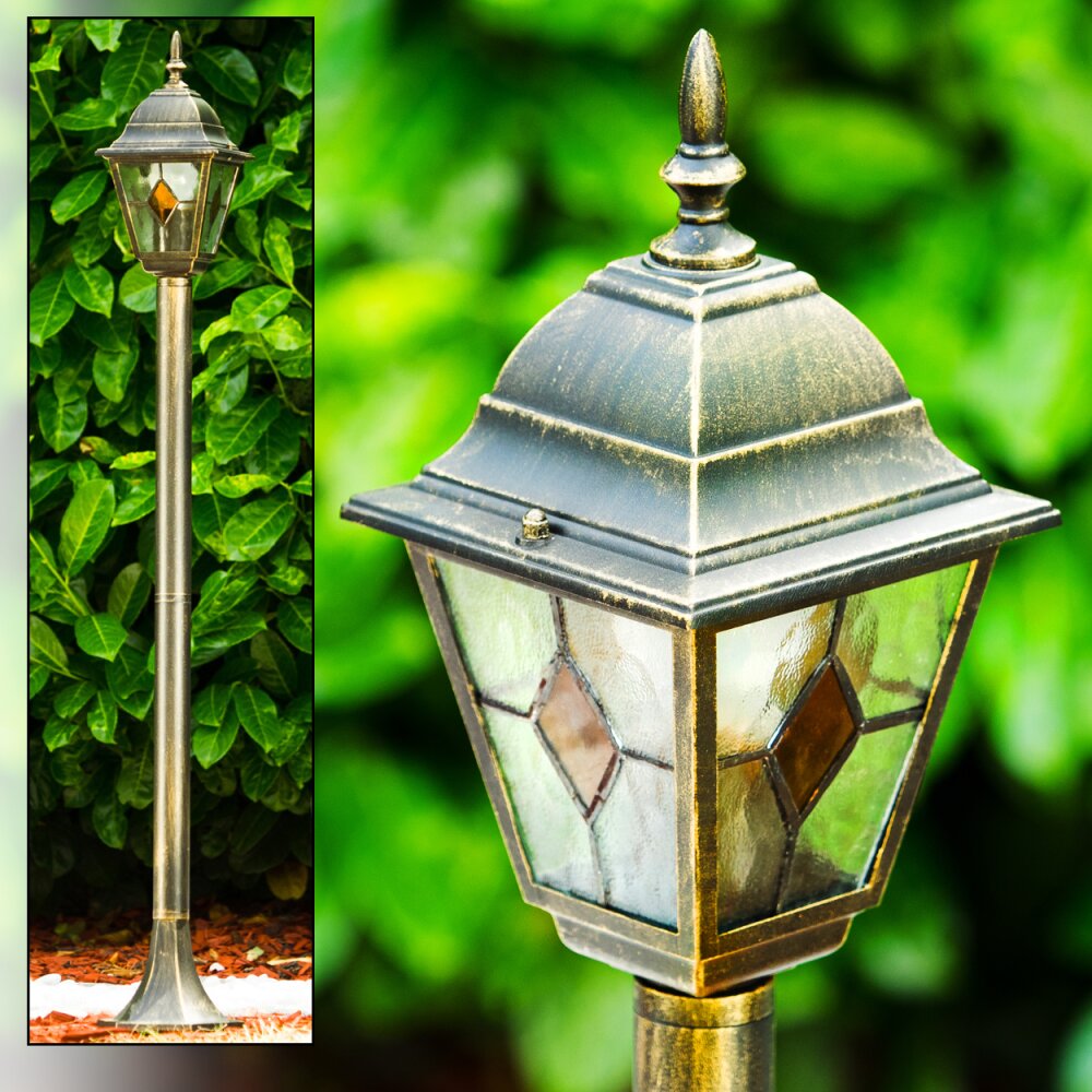 Antibes Lampada da terra da esterno Marrone, Oro, 1-Luce main product photo