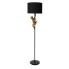 Lucide CHIMP Lampada da terra Oro, Nero, 1-Luce