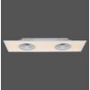 Leuchten Direkt FLAR-AIR ventilatore da soffitto LED Bianco, 1-Luce, Telecomando