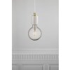 Nordlux SIV Lampadario a sospensione Ottone, Bianco, 1-Luce