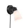 Nordlux COLE Applique Nero, 1-Luce