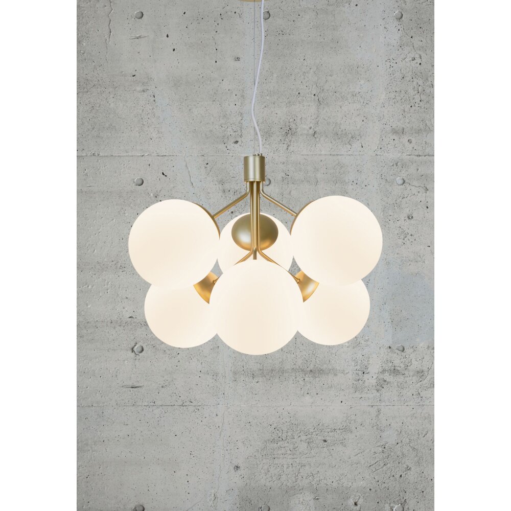 Nordlux IVONA Lampada a Sospensione Ottone, 6-Luci