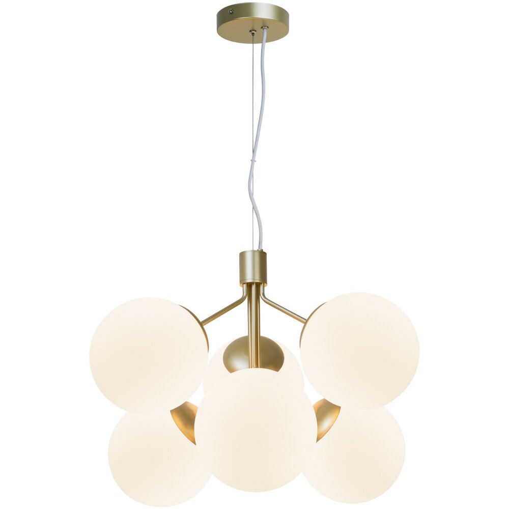 Nordlux IVONA Lampada a Sospensione Ottone, 6-Luci