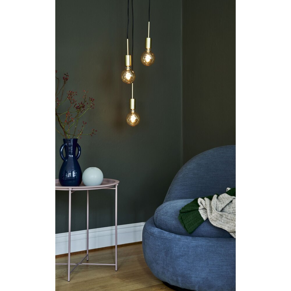 Nordlux PACO Lampada a Sospensione Ottone, 3-Luci main product photo