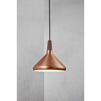 Design For The People by Nordlux NORI Lampadario a sospensione Marrone, Nero, 1-Luce