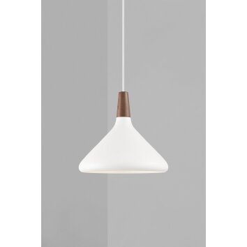 Design For The People by Nordlux NORI Lampadario a sospensione Marrone, Bianco, 1-Luce