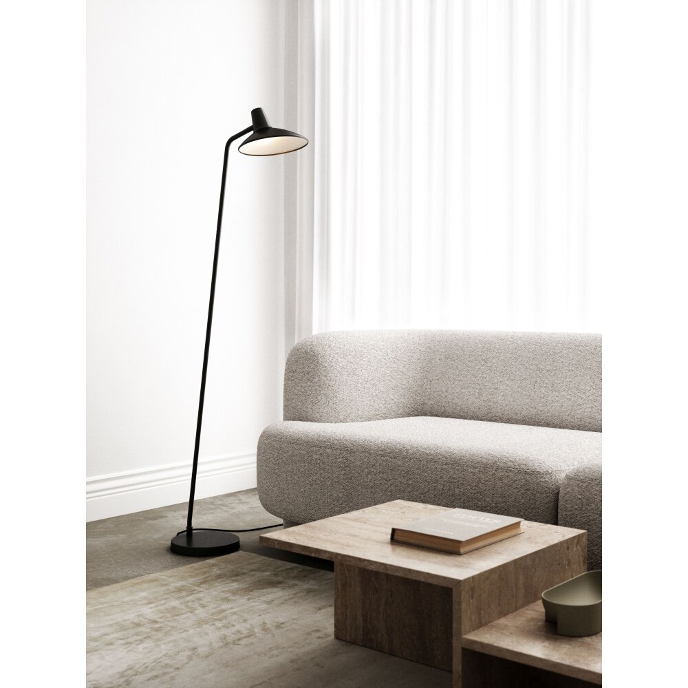 Design For The People by Nordlux DARCI Lampada da terra Nero, 1-Luce main product photo