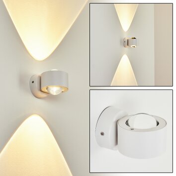 Andersro Applique da esterno LED Bianco, 2-Luci