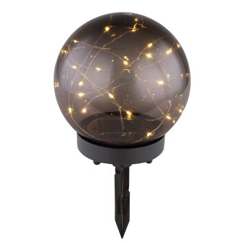 Globo  Lampada solare LED Grigio fumo, 20-Luci