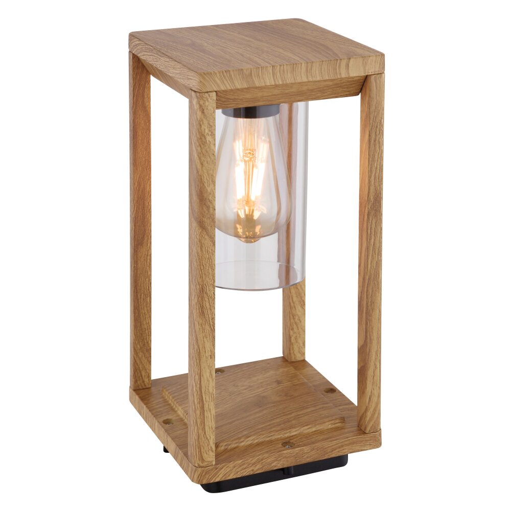 Globo CANDELA Lampada con piedistallo Legno scuro, 1-Luce main product photo