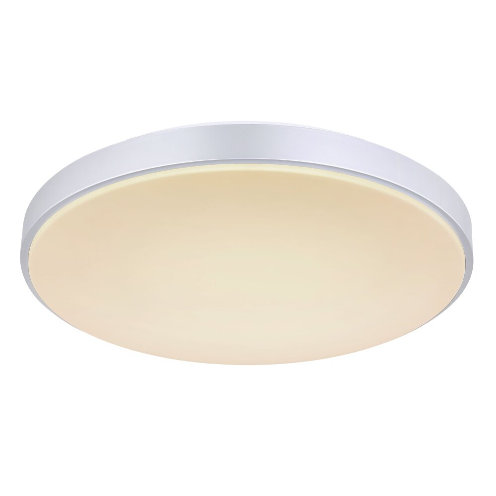 Globo SONNY Plafoniera LED Argento, Bianco, 1-Luce, Telecomando main product photo
