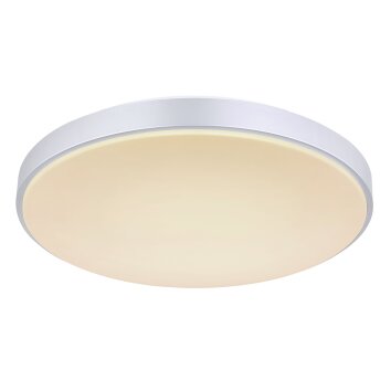 Globo SONNY Plafoniera LED Argento, Bianco, 1-Luce, Telecomando