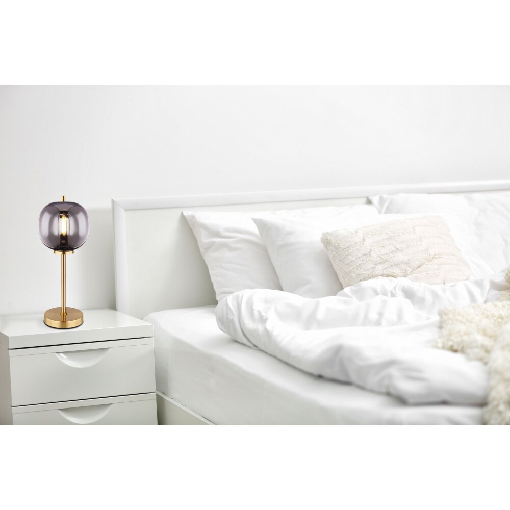 Globo BLACKY Lampada da tavolo Ottone, 1-Luce main product photo