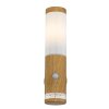 Globo JAICY Applique da esterno Legno scuro, 1-Luce, Sensori di movimento