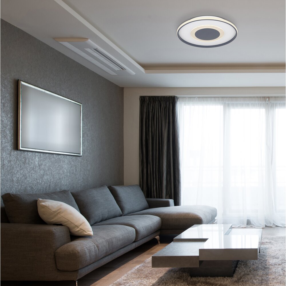Globo NORA Plafoniera LED Antracite, 1-Luce, Telecomando main product photo