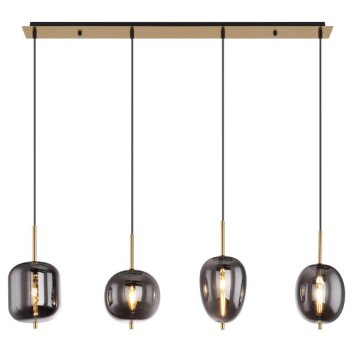 Globo BLACKY I Lampada a Sospensione Ottone, 4-Luci