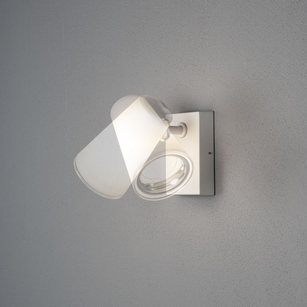 Konstsmide Fano Applique da esterno Grigio, 1-Luce
