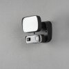 Konstsmide Camera-Smart-Light Applique da esterno LED Nero, 1-Luce, Sensori di movimento