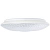 Plafoniera Brilliant Nunya LED Cromo, Bianco, 1-Luce