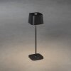 Konstsmide Capri Lampada da tavolo LED Nero, 1-Luce