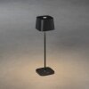 Konstsmide Capri Lampada da tavolo LED Nero, 1-Luce