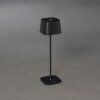 Konstsmide Capri Lampada da tavolo LED Nero, 1-Luce