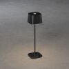 Konstsmide Capri Lampada da tavolo LED Nero, 1-Luce