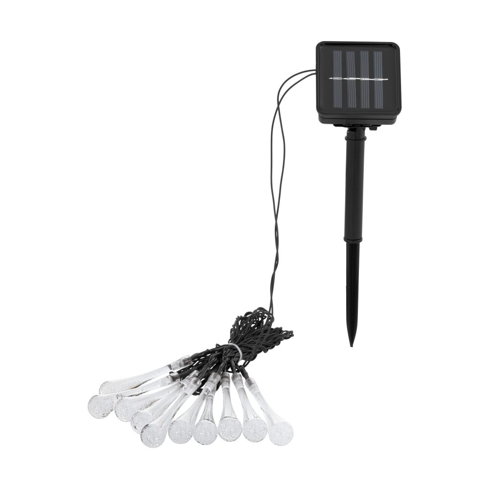 Eglo ICE catena di luce solare LED Trasparente, chiaro, 10-Luci, Cambia colore main product photo